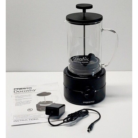Presto Rapid Cold Brew Coffee Maker Dorothy Speed Control Power Base Cord NWOT - Picture 2 of 14